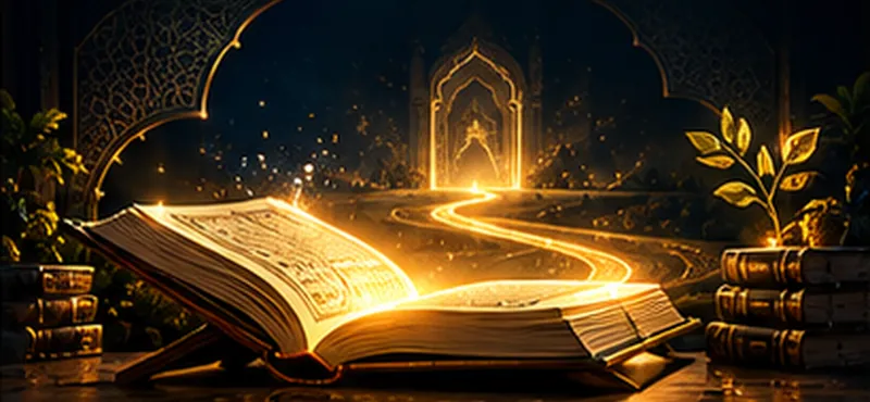 كتاب مفتوح يضيء طريقًا